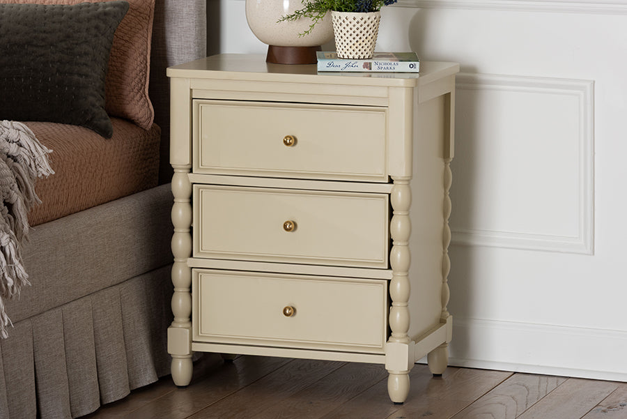 Bali & Pari Kyla 3-Drawer Nightstand