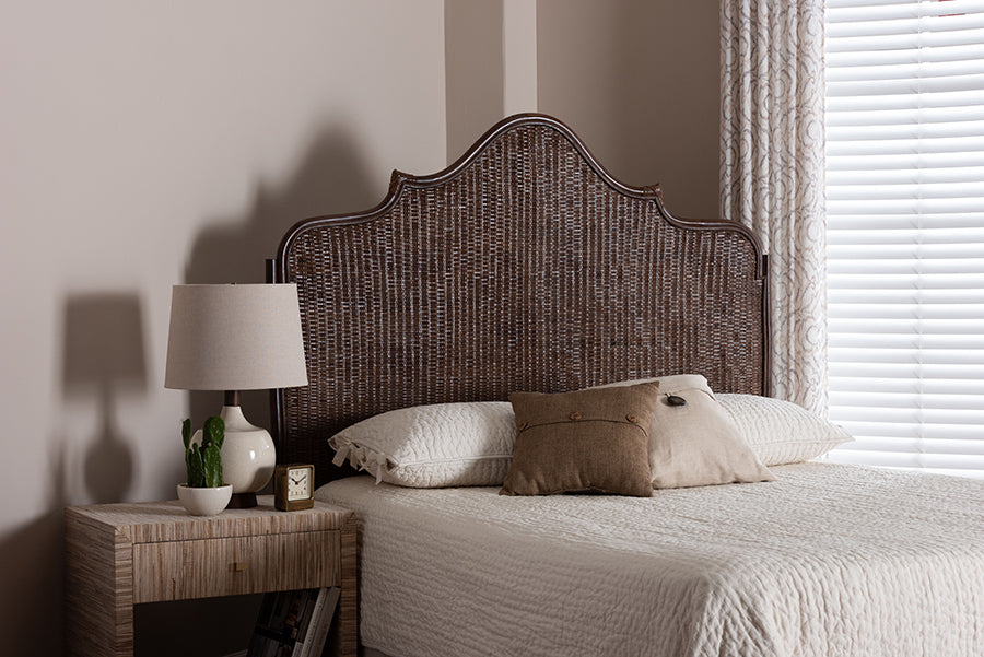 Bali & Pari Jaelle Rattan Standalone Headboard