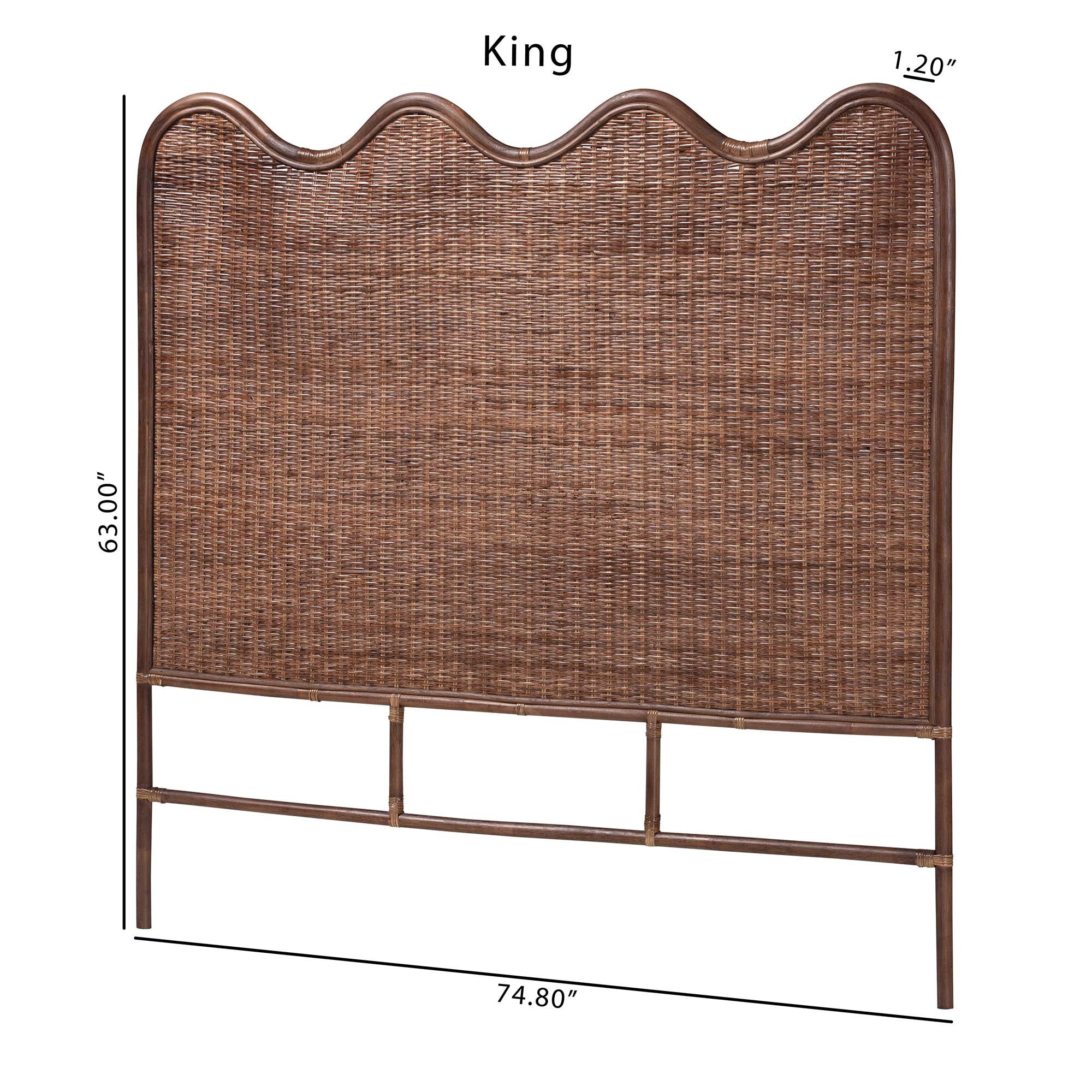 Bali & Pari Einya Rattan Standalone Headboard
