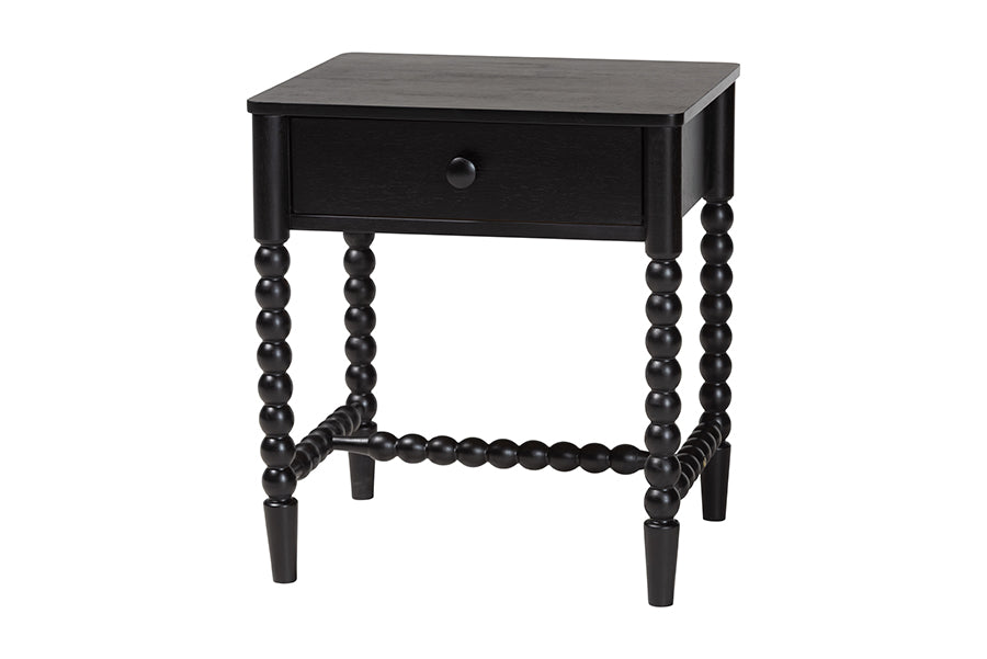 Brantley Spindle 4-Piece Bedroom Set 1-Drawer Nightstand