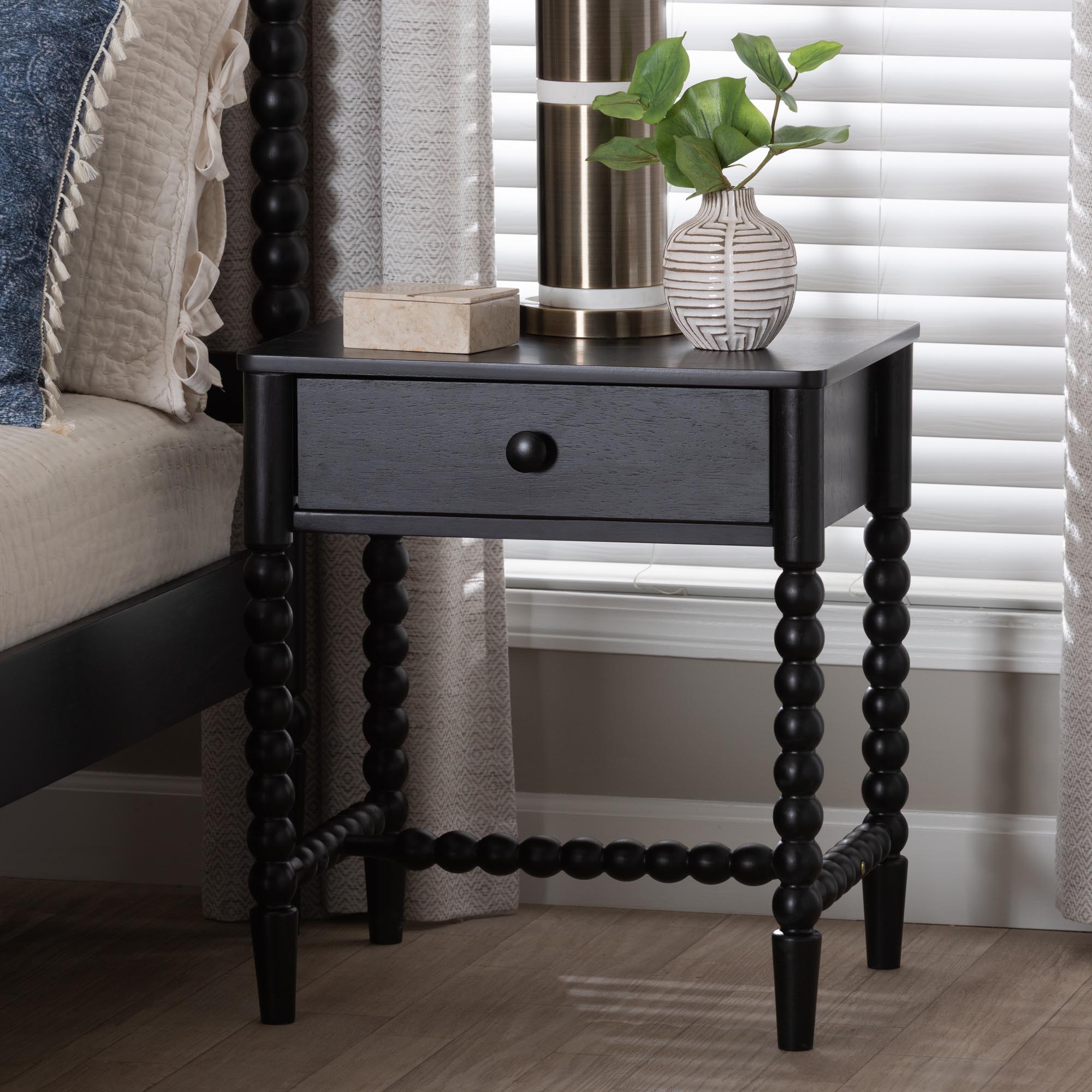 Brantley Spindle 1-Drawer Nightstand