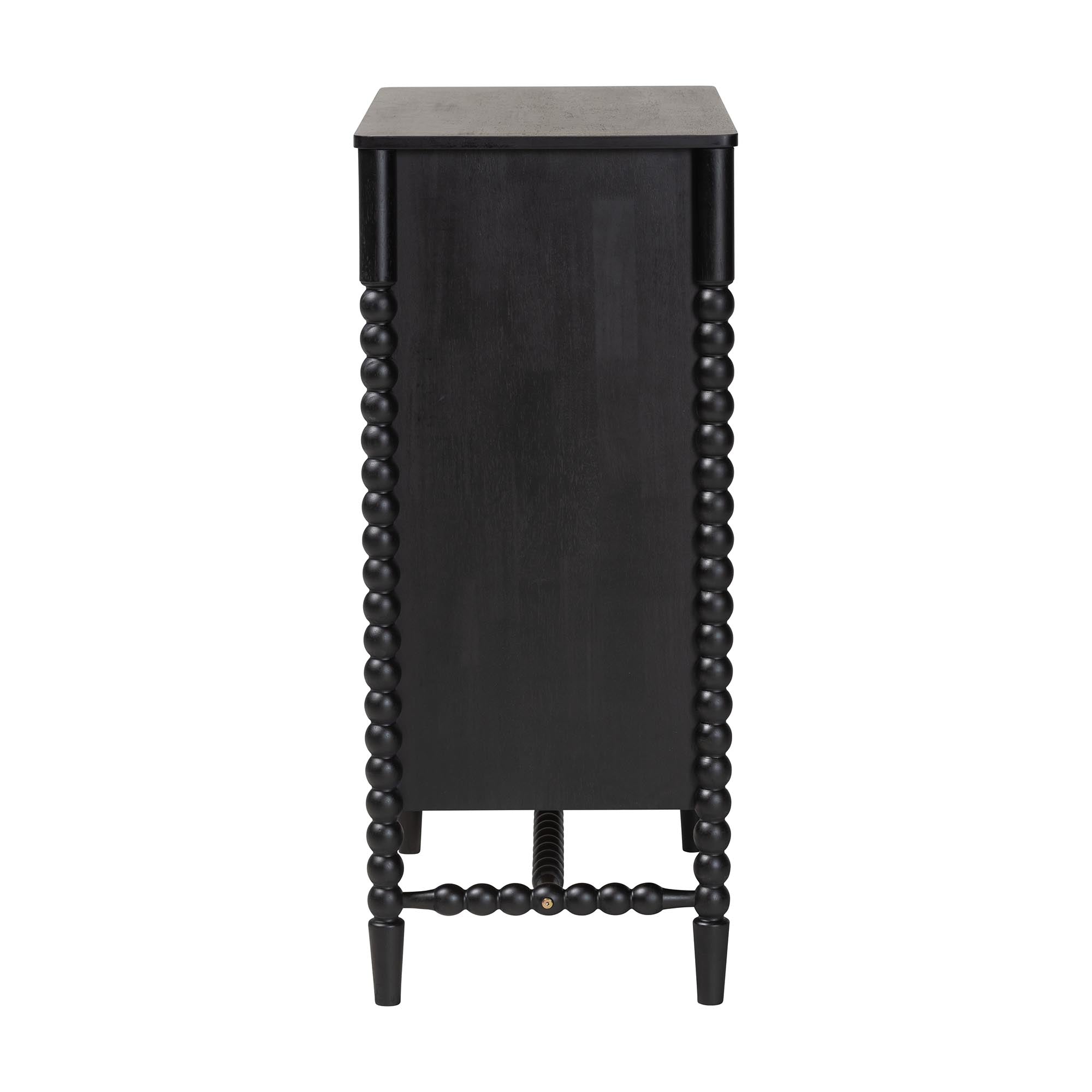 Brantley Spindle Chest 4-Drawer Vertical Storage Cabinet