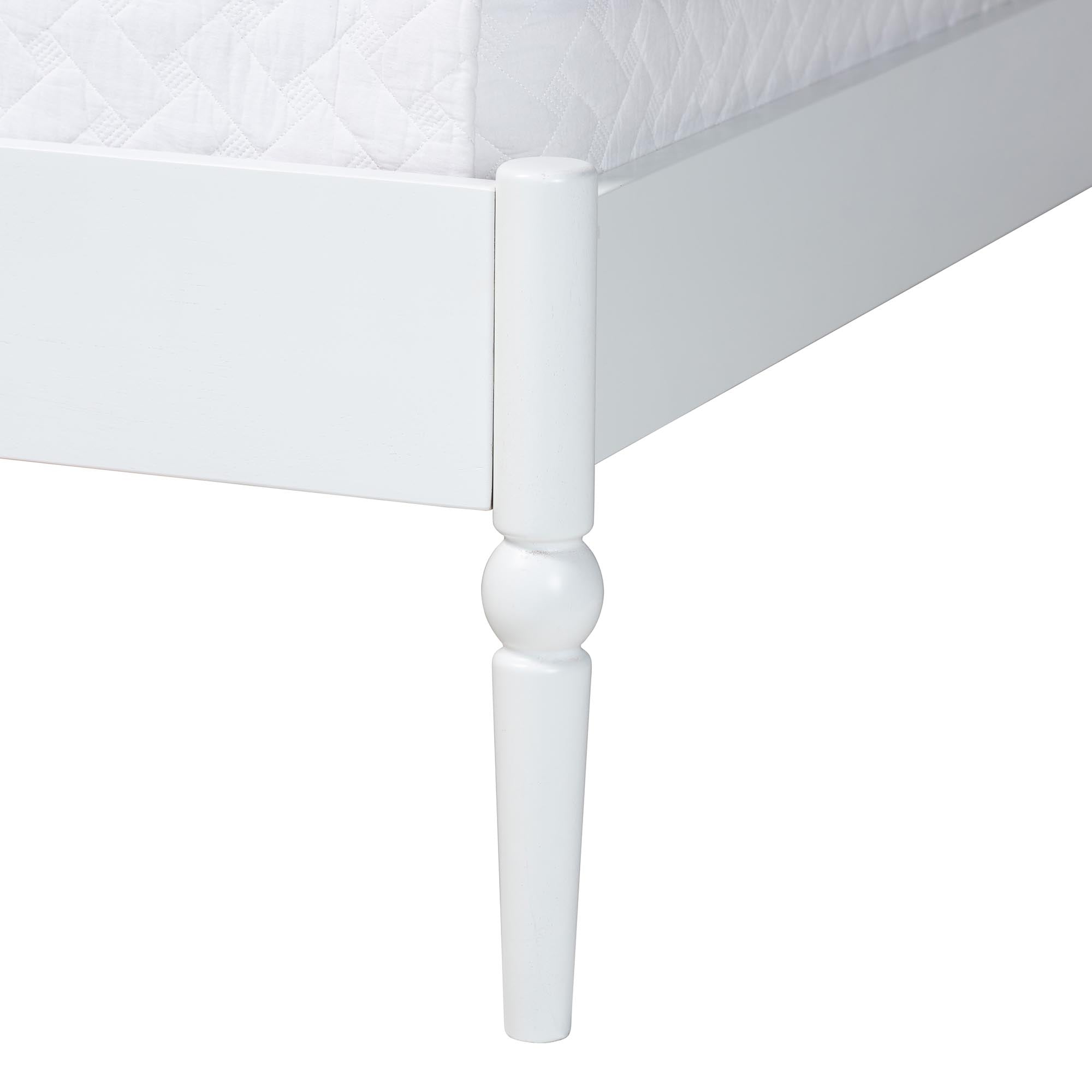 Brantley Spindle 4-Piece Bedroom Set 1-Drawer Nightstand