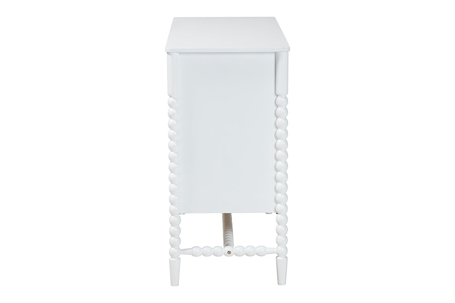 Brantley Spindle Dresser 6-Drawer Horizontal Storage Cabinet