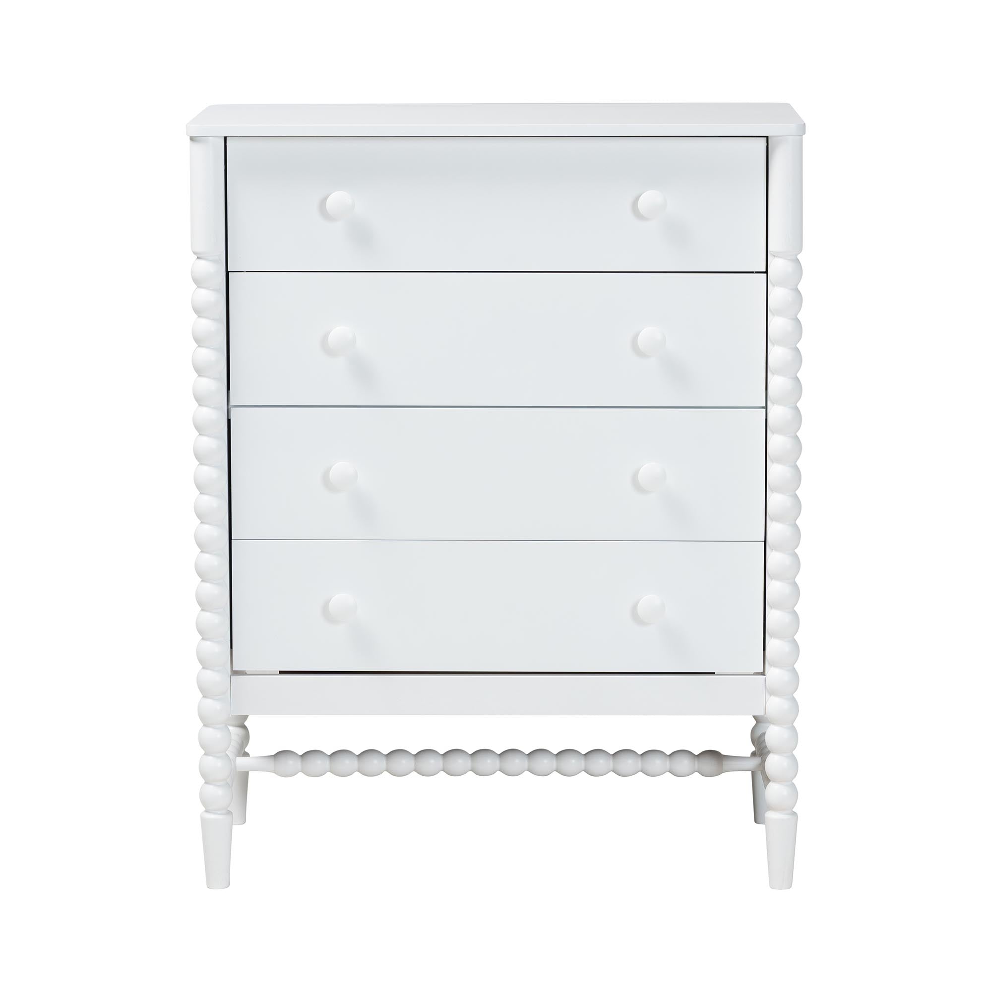 Brantley Spindle Chest 4-Drawer Vertical Storage Cabinet
