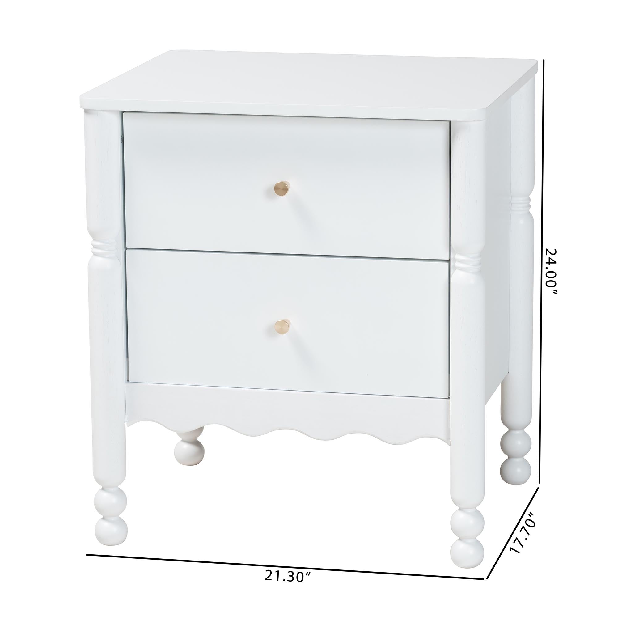 Hoffman 2-Drawer Nightstand
