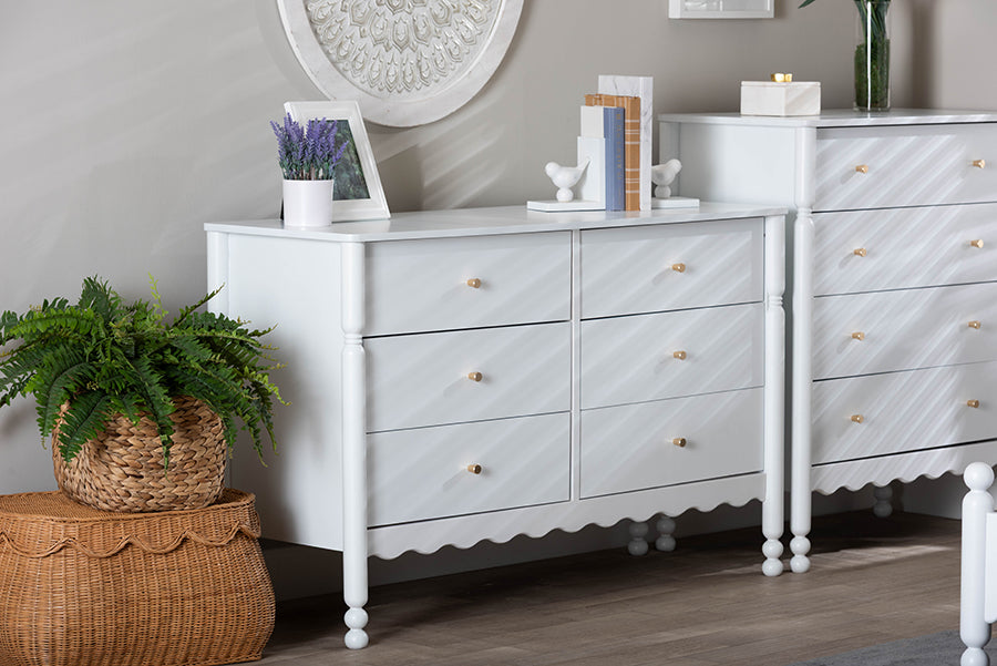 Hoffman Dresser 6-Drawer Horizontal Storage Cabinet
