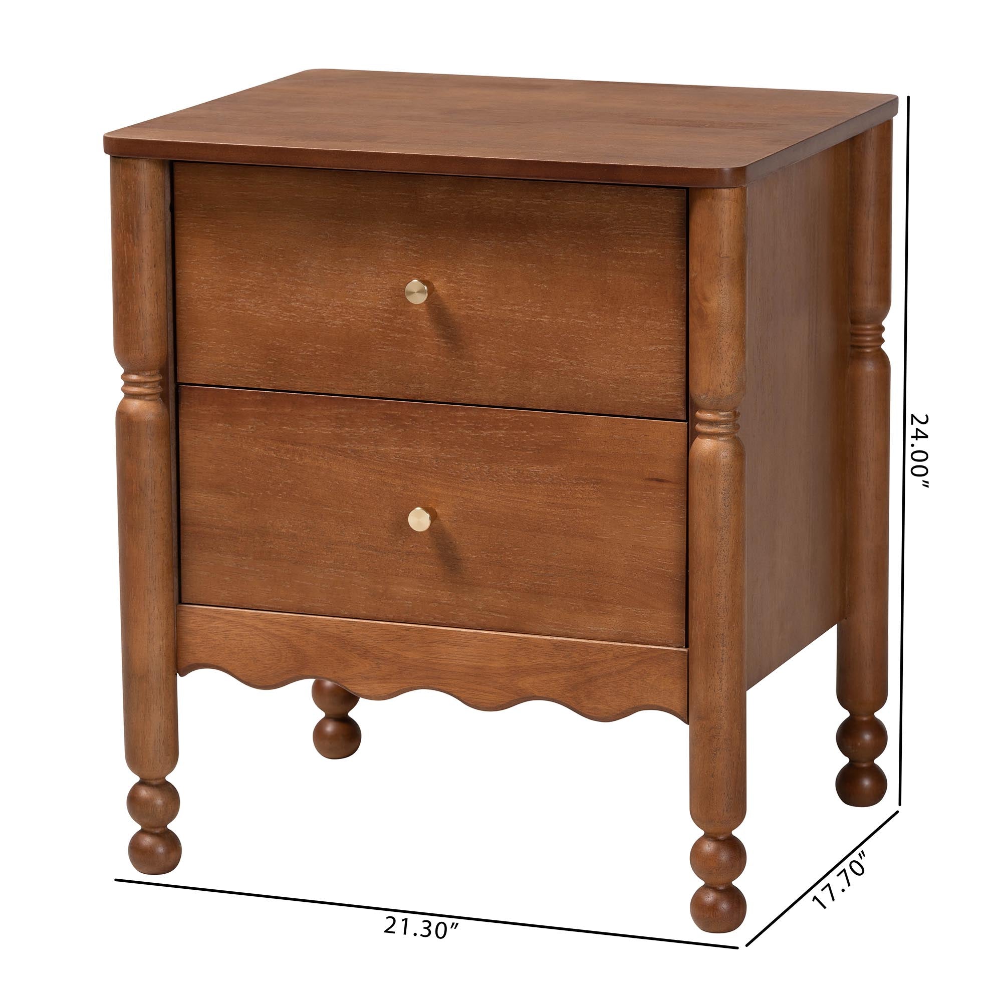 Hoffman 2-Drawer Nightstand