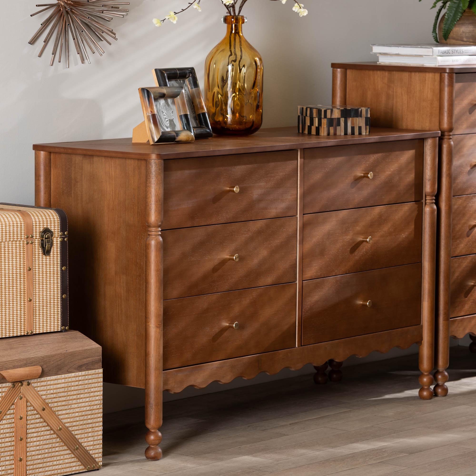 Hoffman Dresser 6-Drawer Horizontal Storage Cabinet