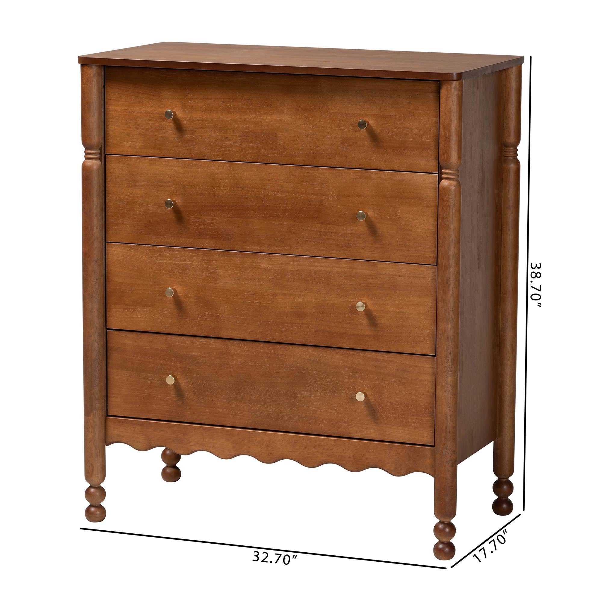 Hoffman Chest 4-Drawer Vertical Storage Cabinet