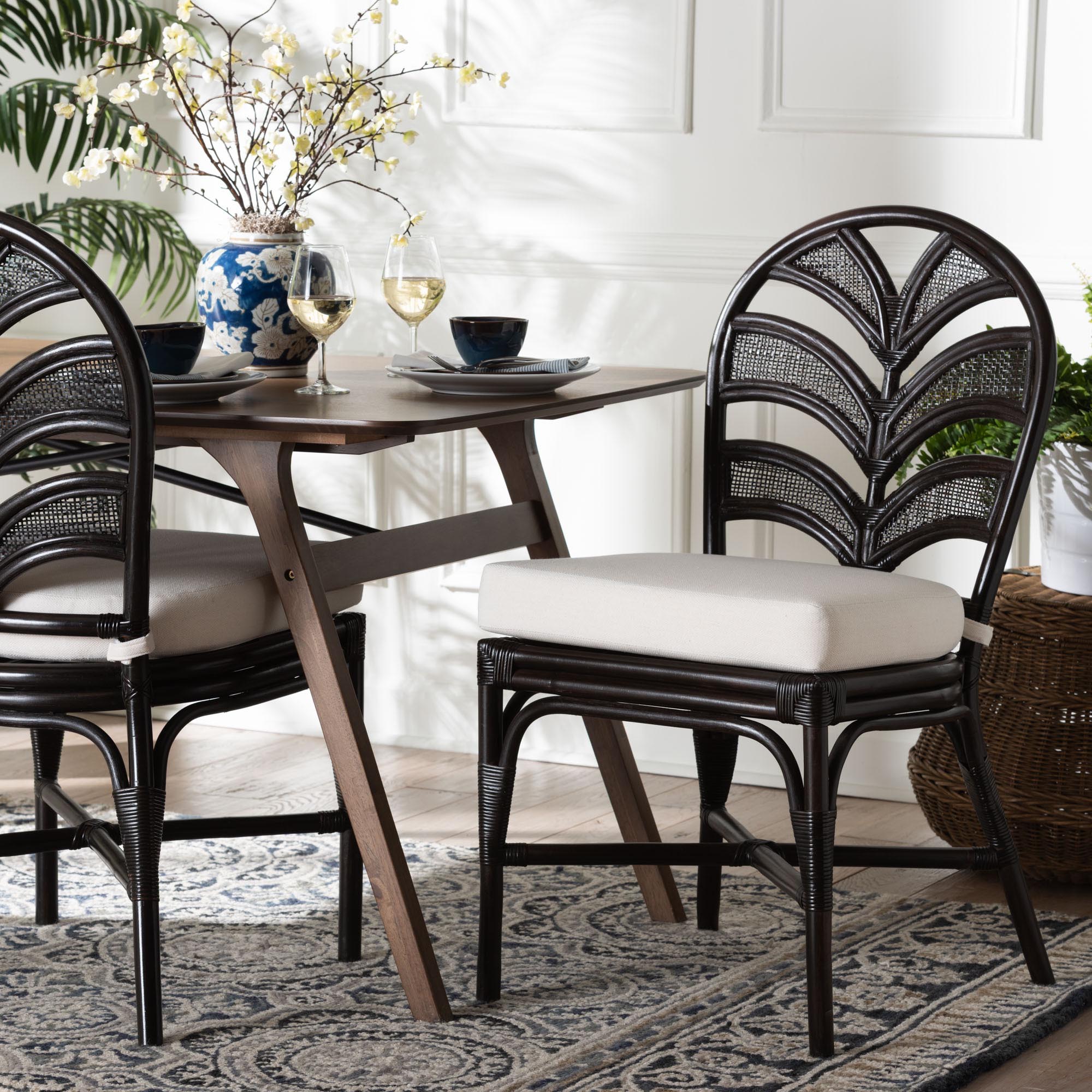 Bali & Pari Niven Rattan Dining Chair
