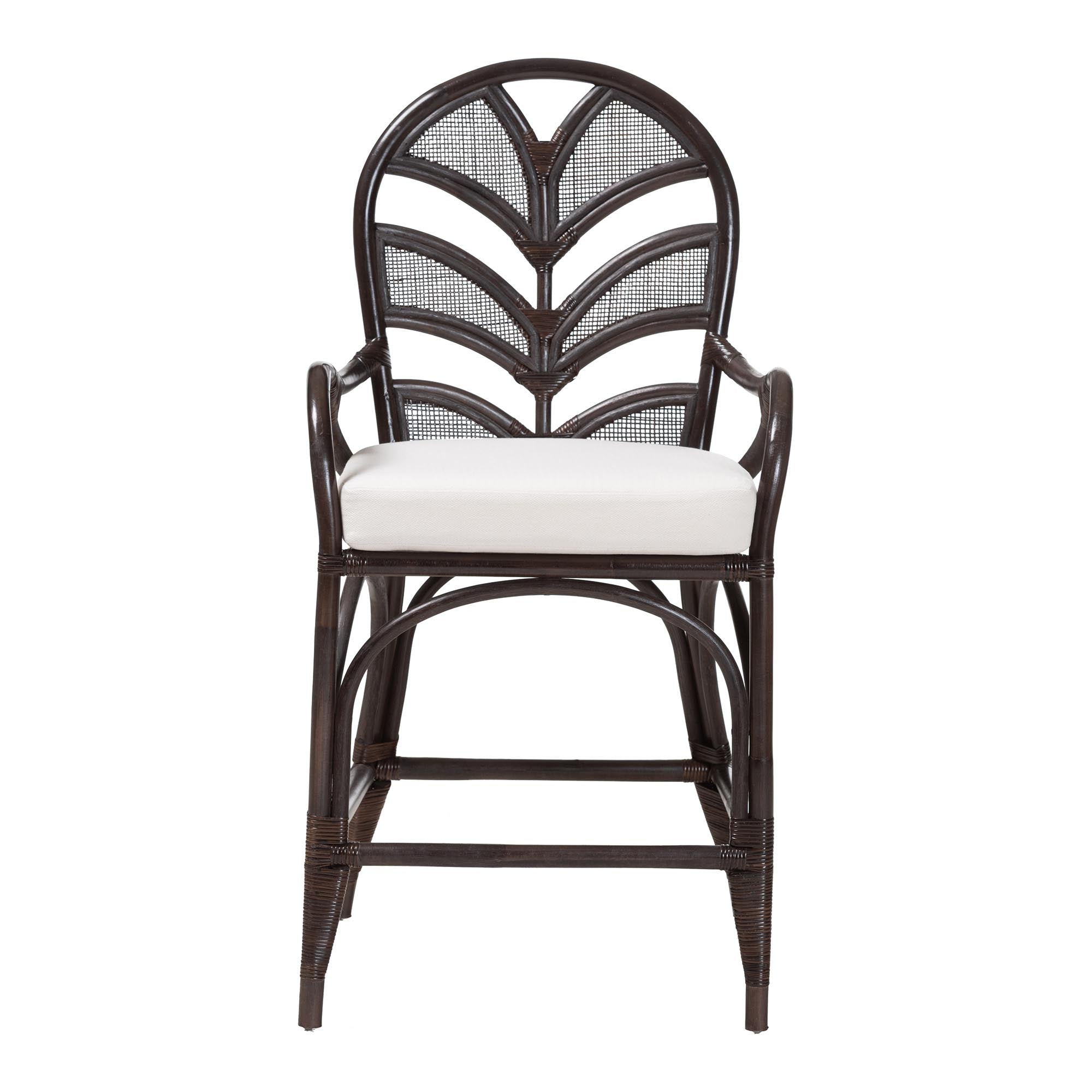 Bali & Pari Niven Rattan Counter Stool