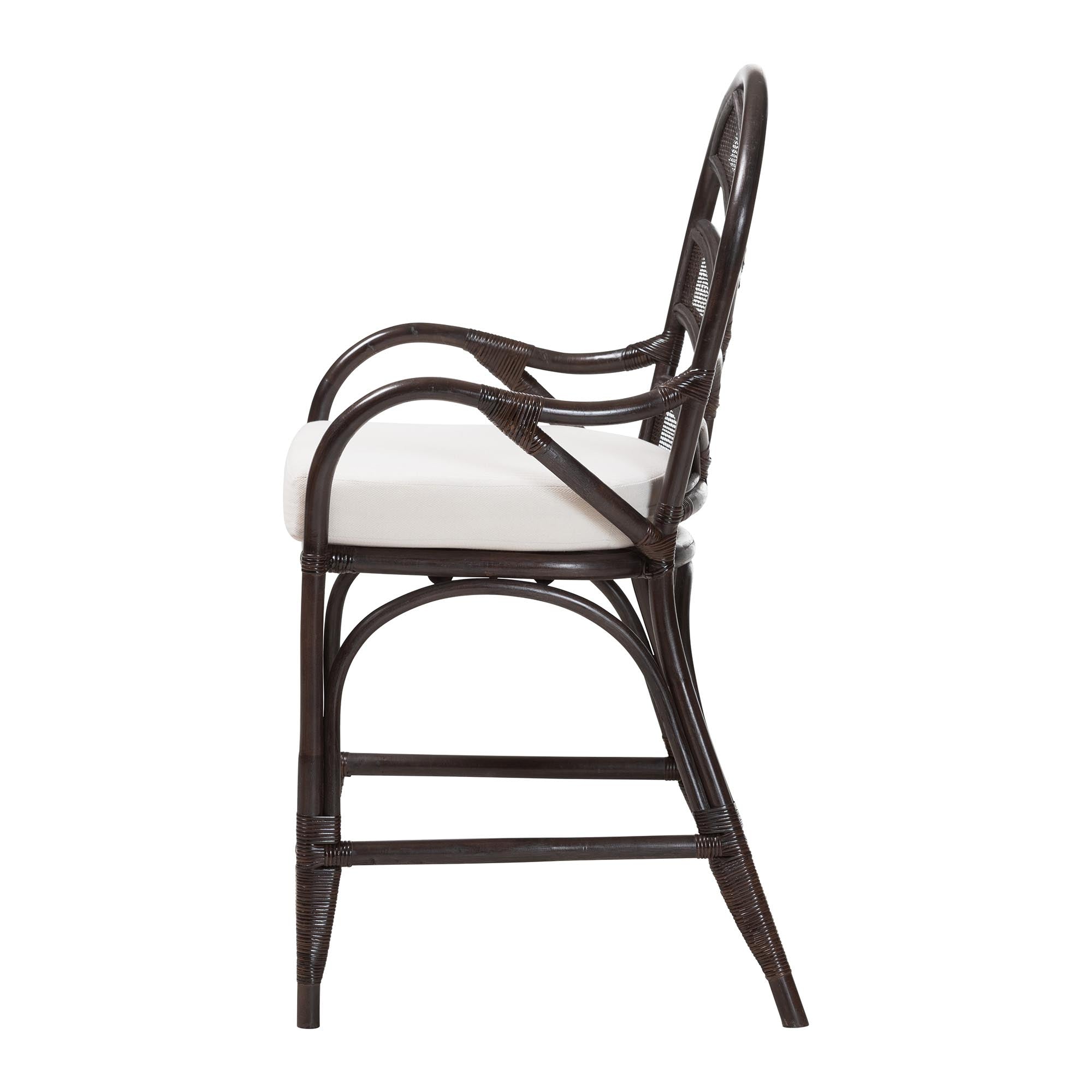 Bali & Pari Niven Rattan Counter Stool
