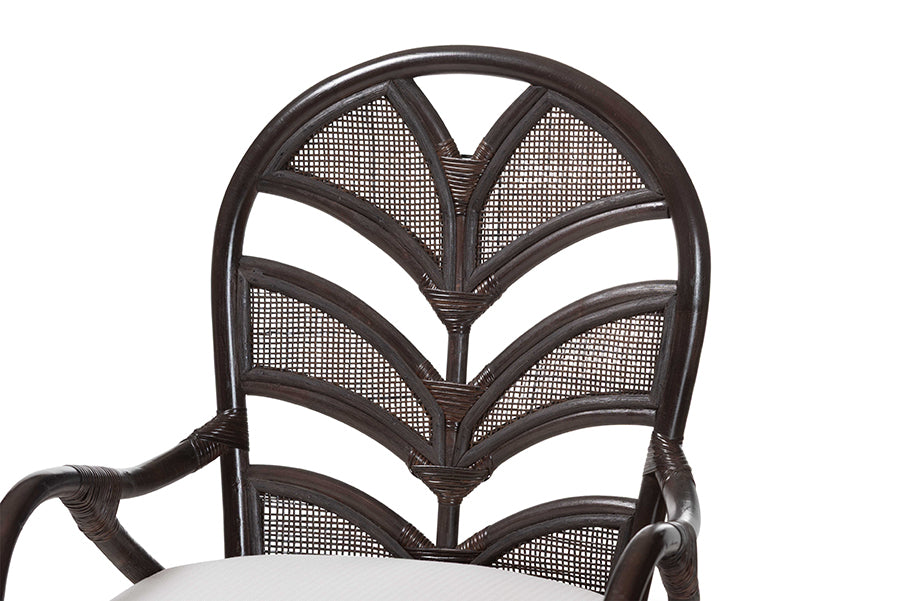 Bali & Pari Niven Rattan Counter Stool