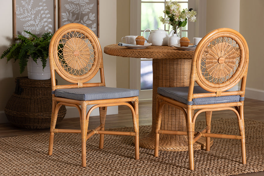 Bali & Pari Oberon Rattan Dining Chair