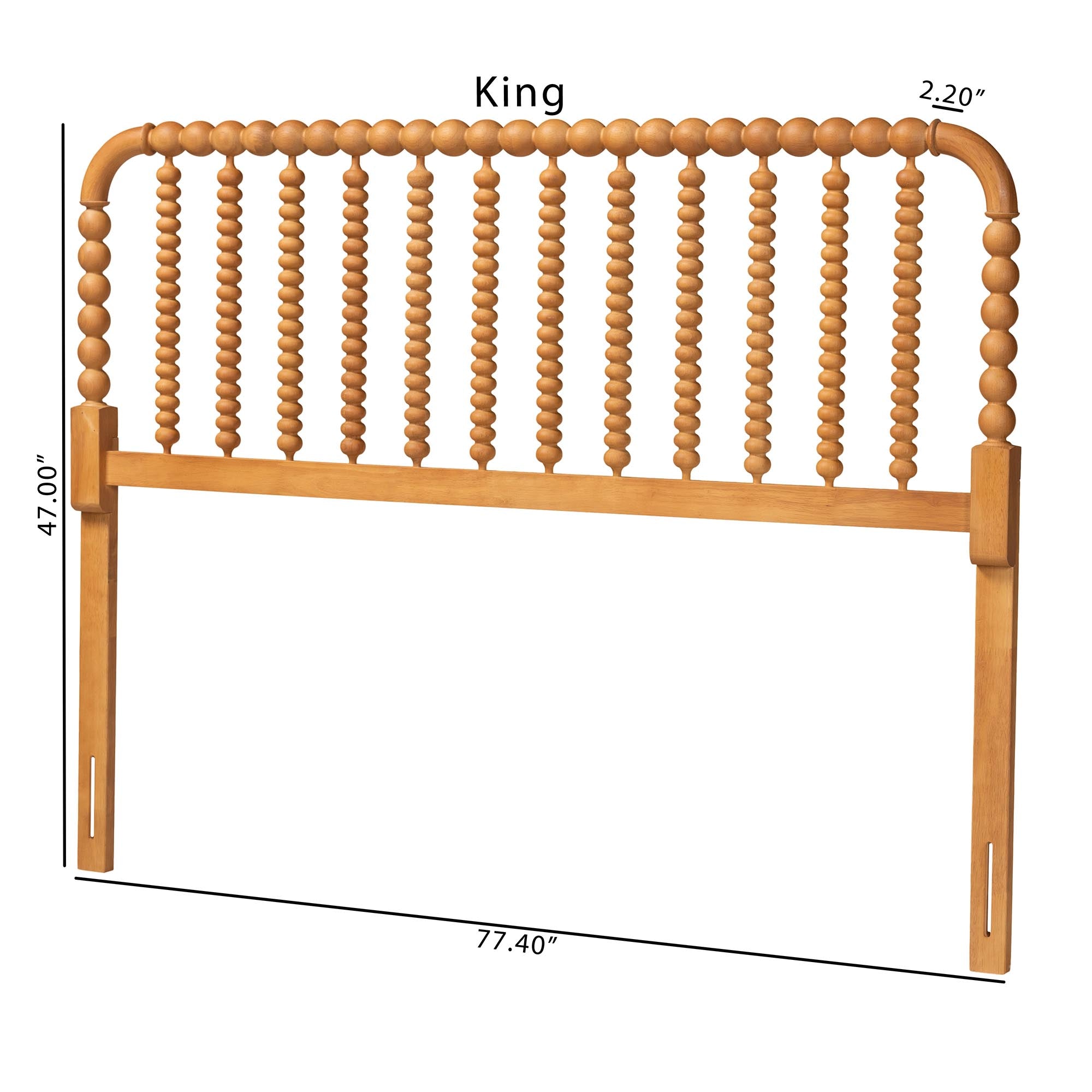 Finley Turned Bobbin Headboard