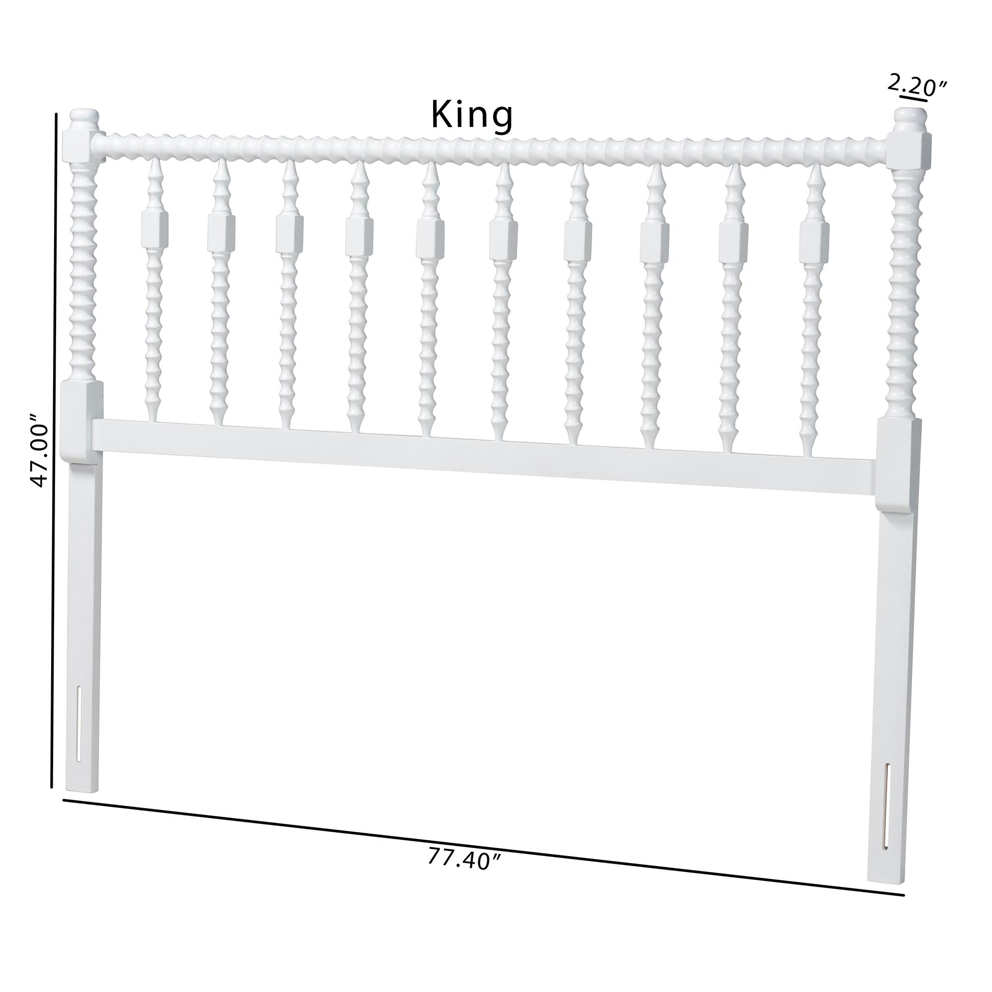 Juliette Turned Spindle Headboard