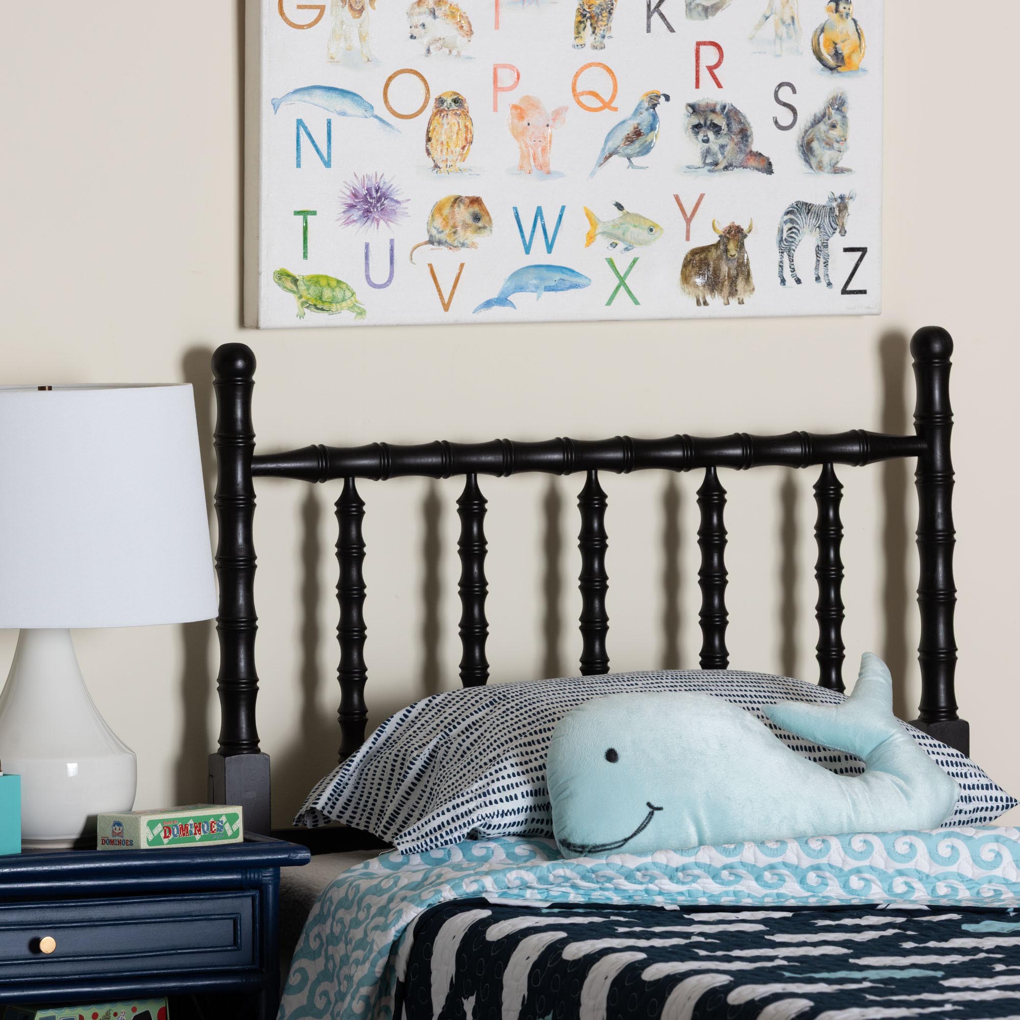 Edaline Bamboo Motif Headboard