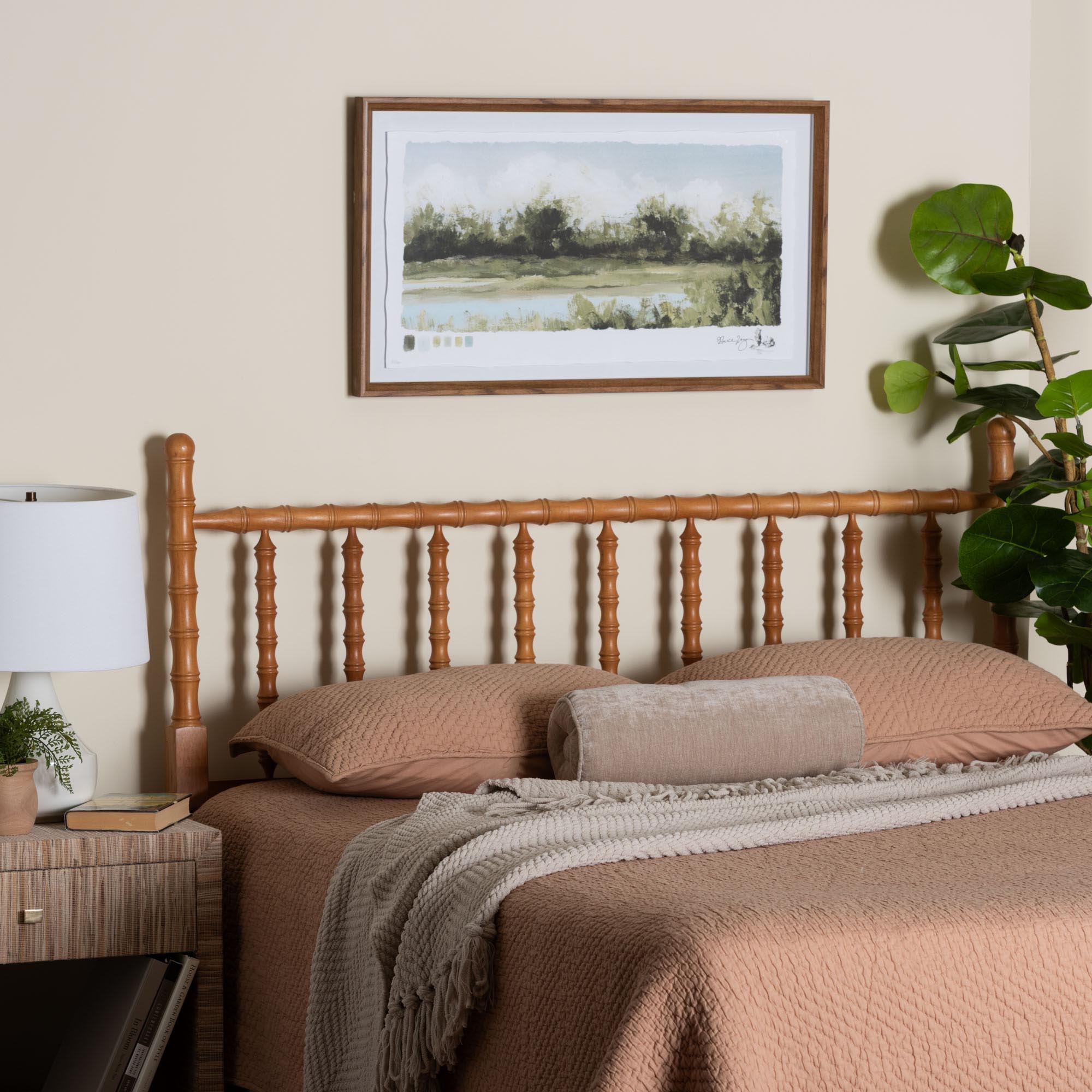 Edaline Bamboo Motif Headboard