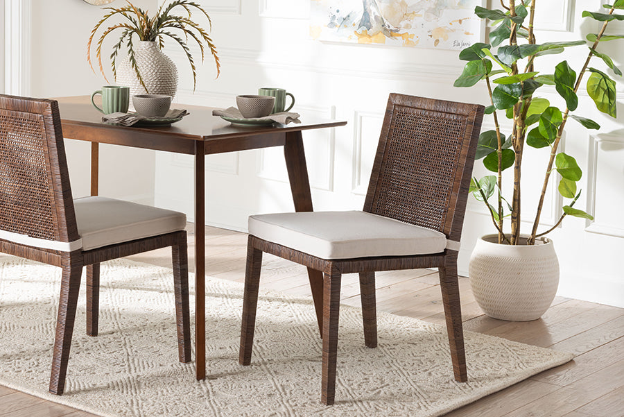 Bali & Pari Sofia Rattan Dining Chair