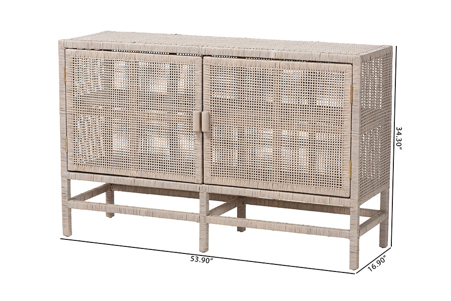 Bali & Pari Vivan Rattan Storage Cabinet
