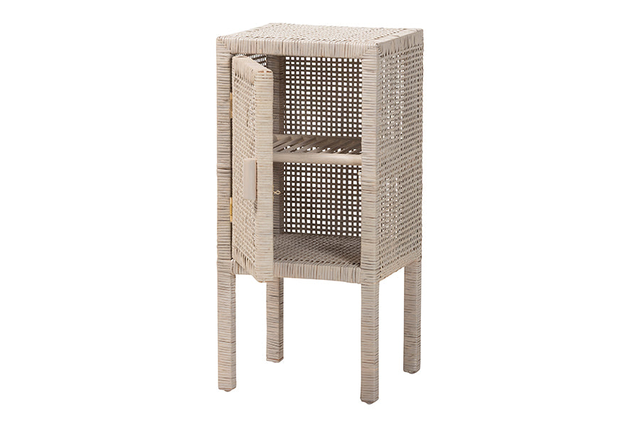Bali & Pari Vivan Rattan Nightstand