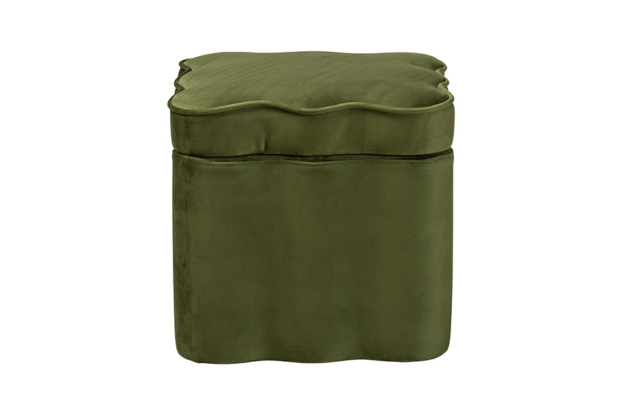 Paulina Velvet Storage Ottoman