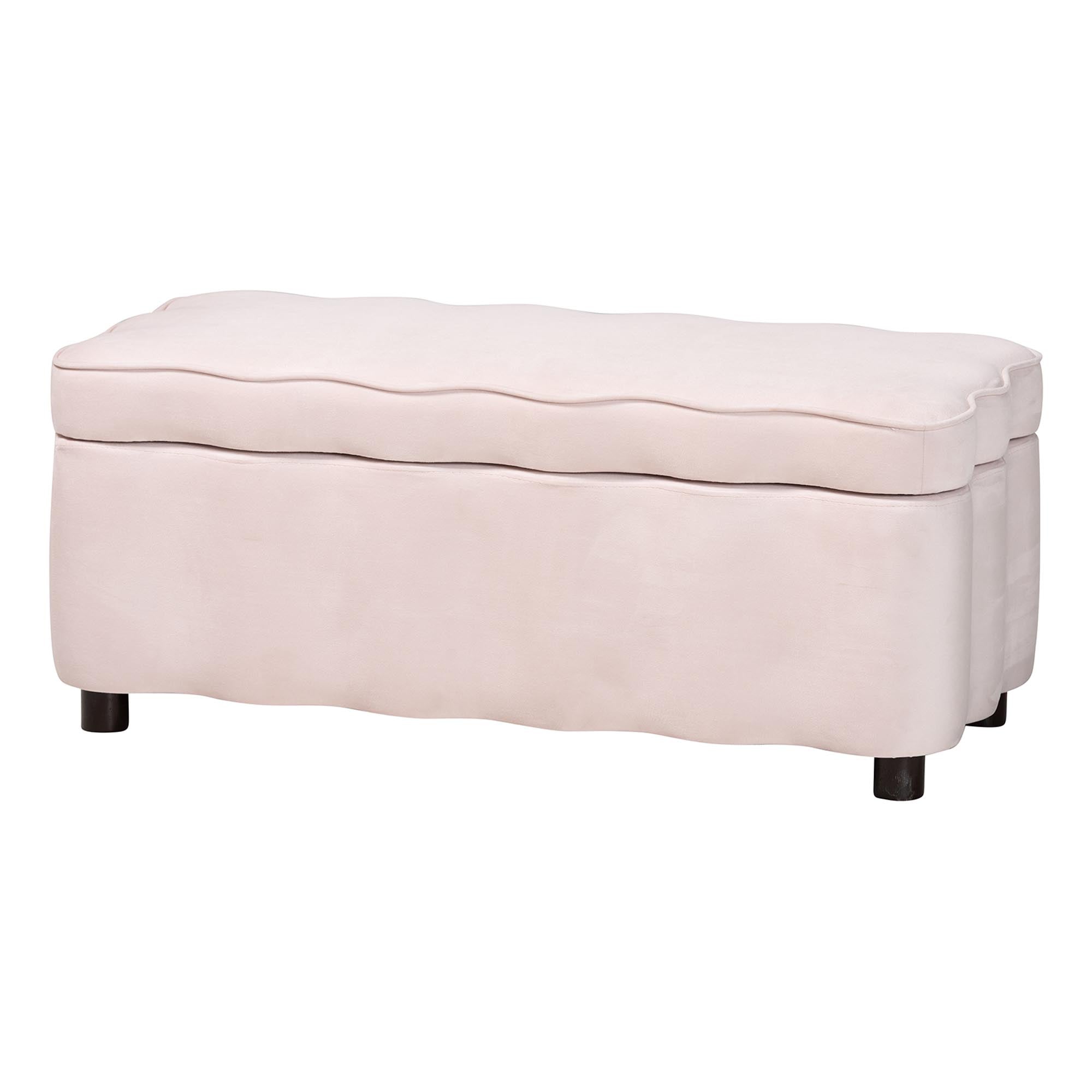 Paulina Velvet Storage Bench