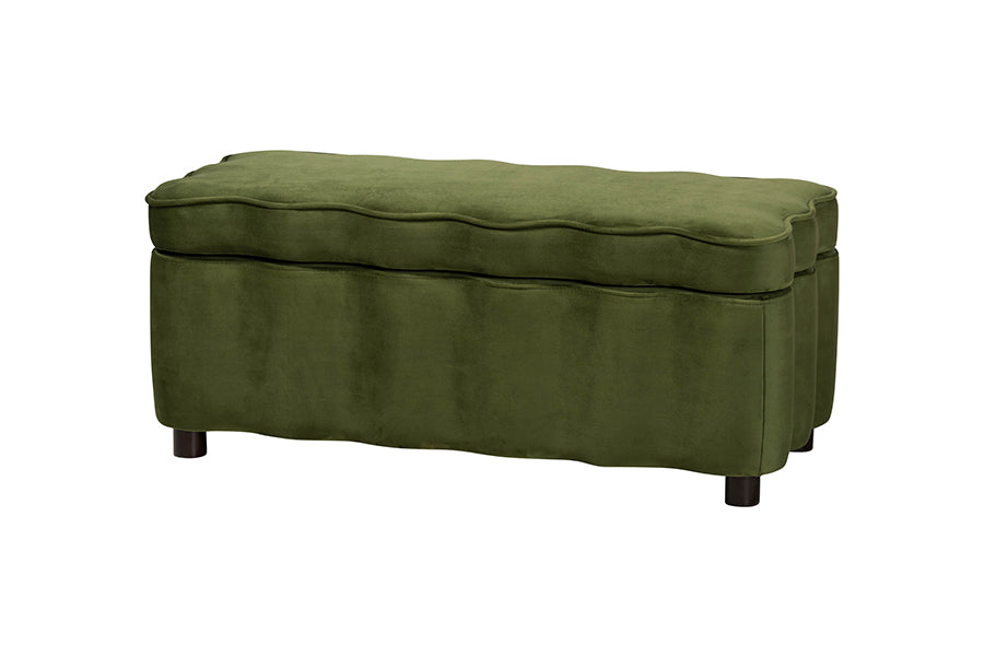 Paulina Velvet Storage Bench