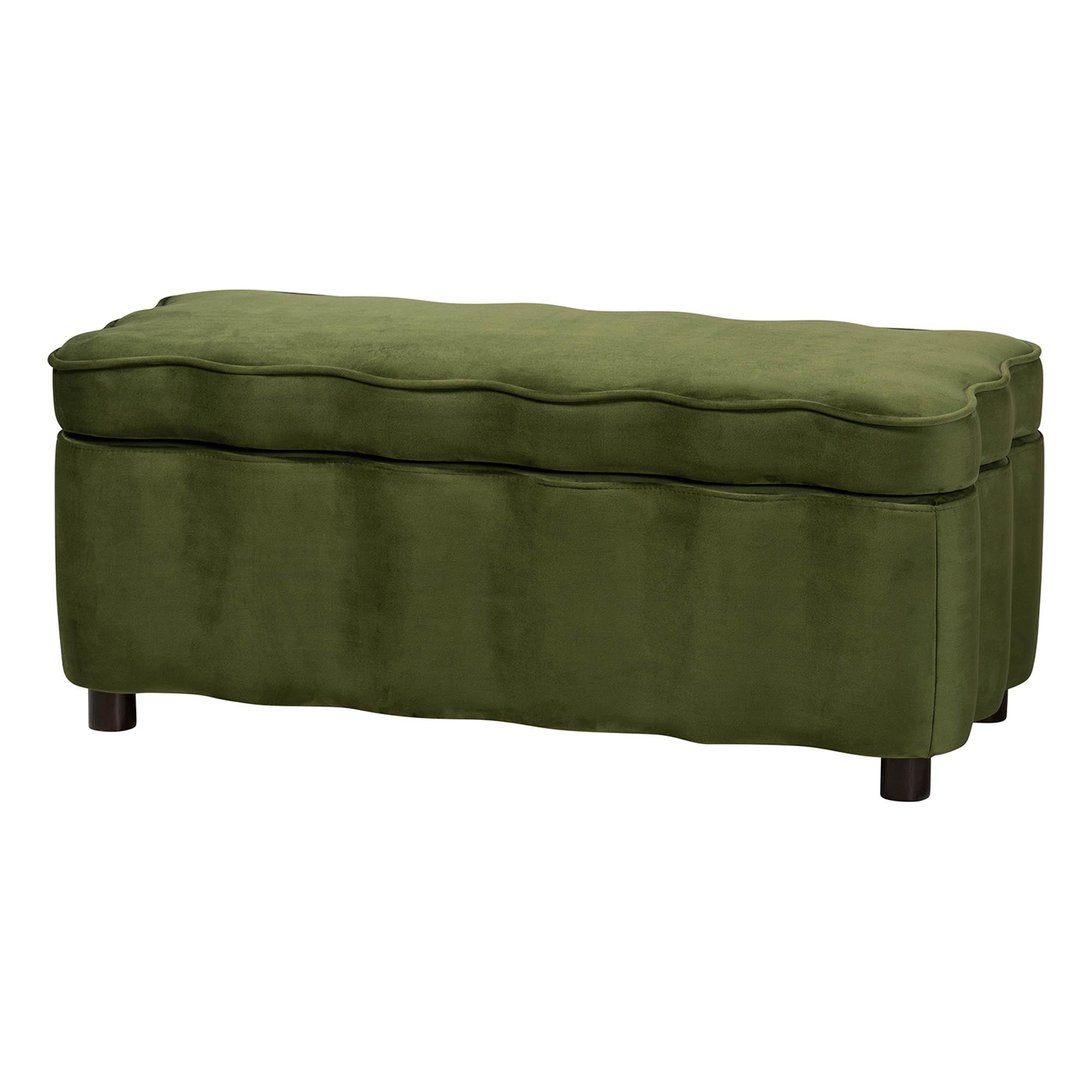 Paulina Velvet Storage Bench