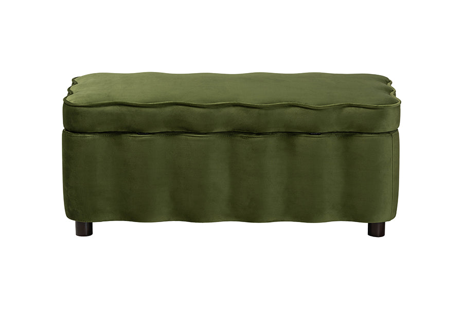 Paulina Velvet Storage Bench