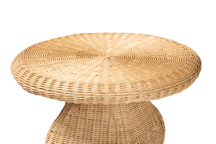 Bali & Pari Hideo Rattan End Table