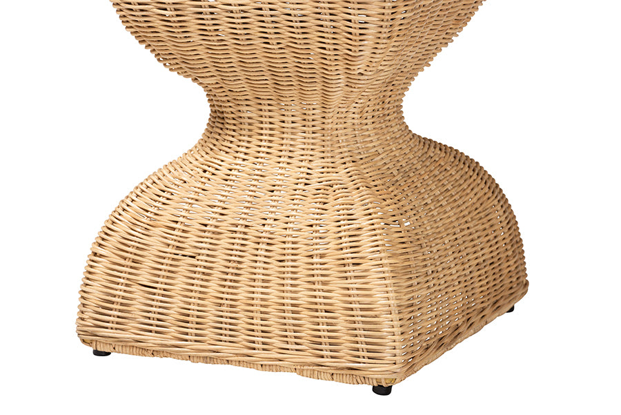 Bali & Pari Hideo Rattan End Table