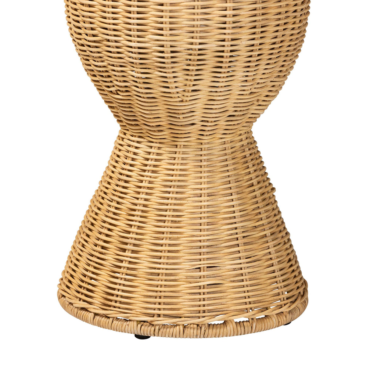 Bali & Pari Hisao Rattan Checkered Console Table