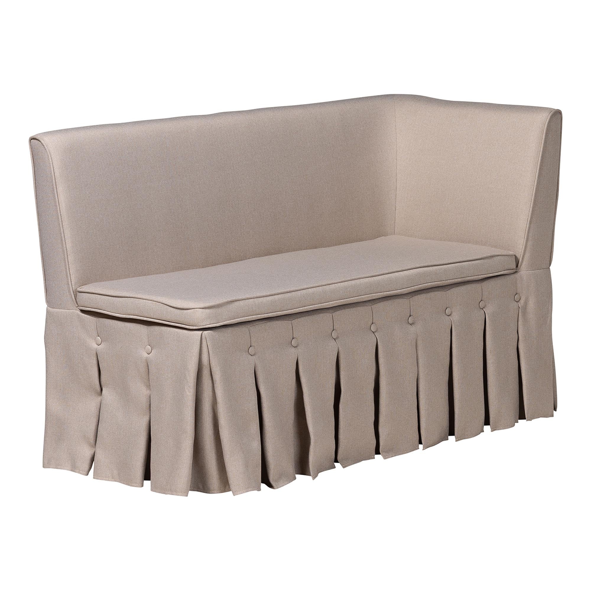 Reginald 3-Piece Fabric Upholstered Dining Nook Set