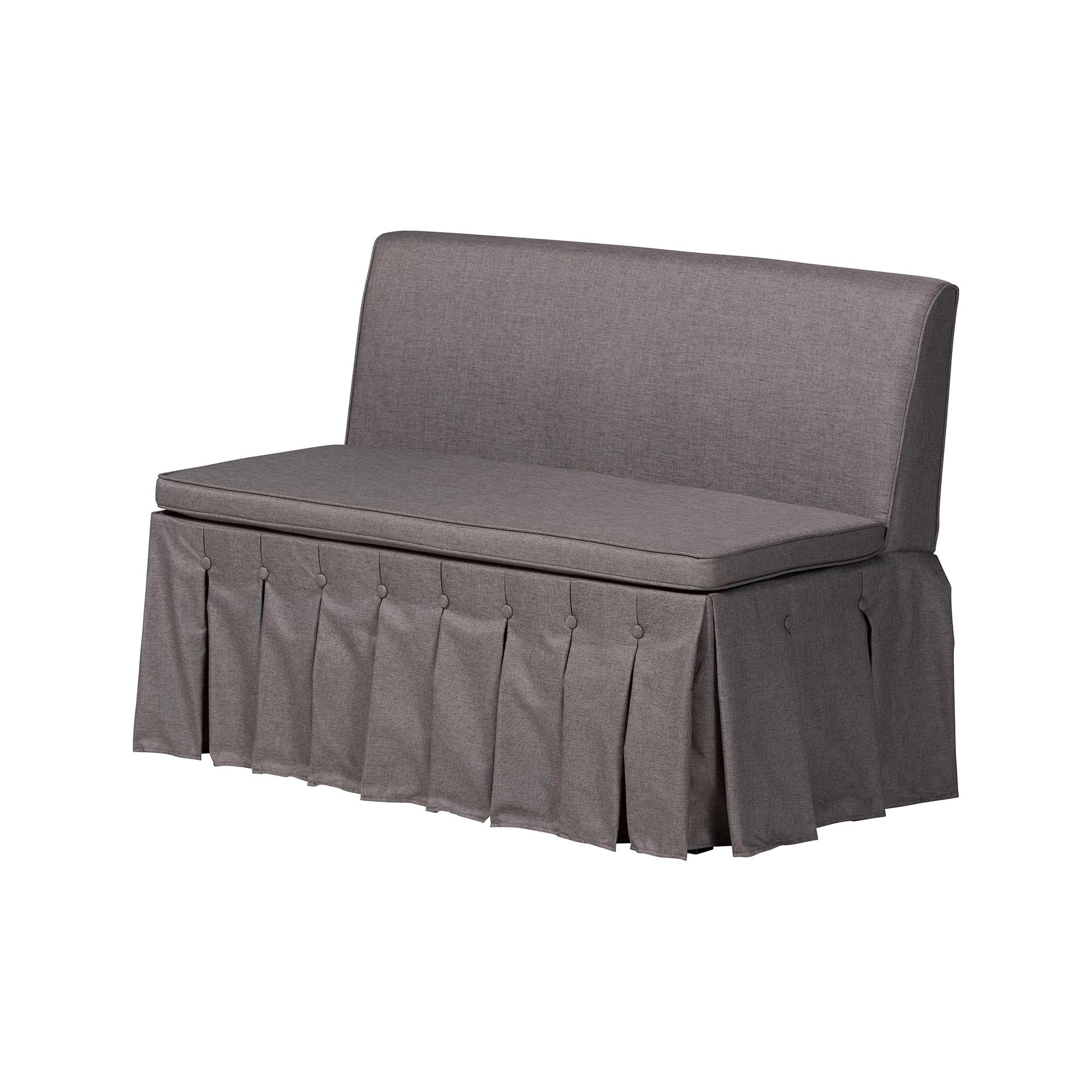 Meyer 2-Piece Fabric Upholstered Dining Nook Bench Set