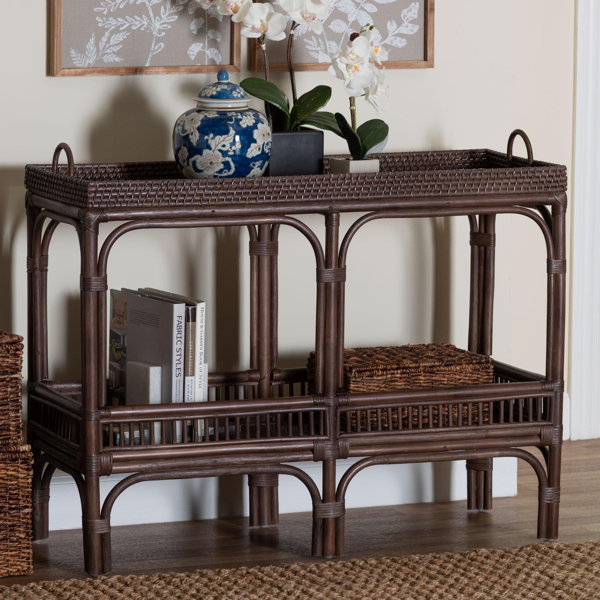 Bali & Pari Lombok Rattan Console Table