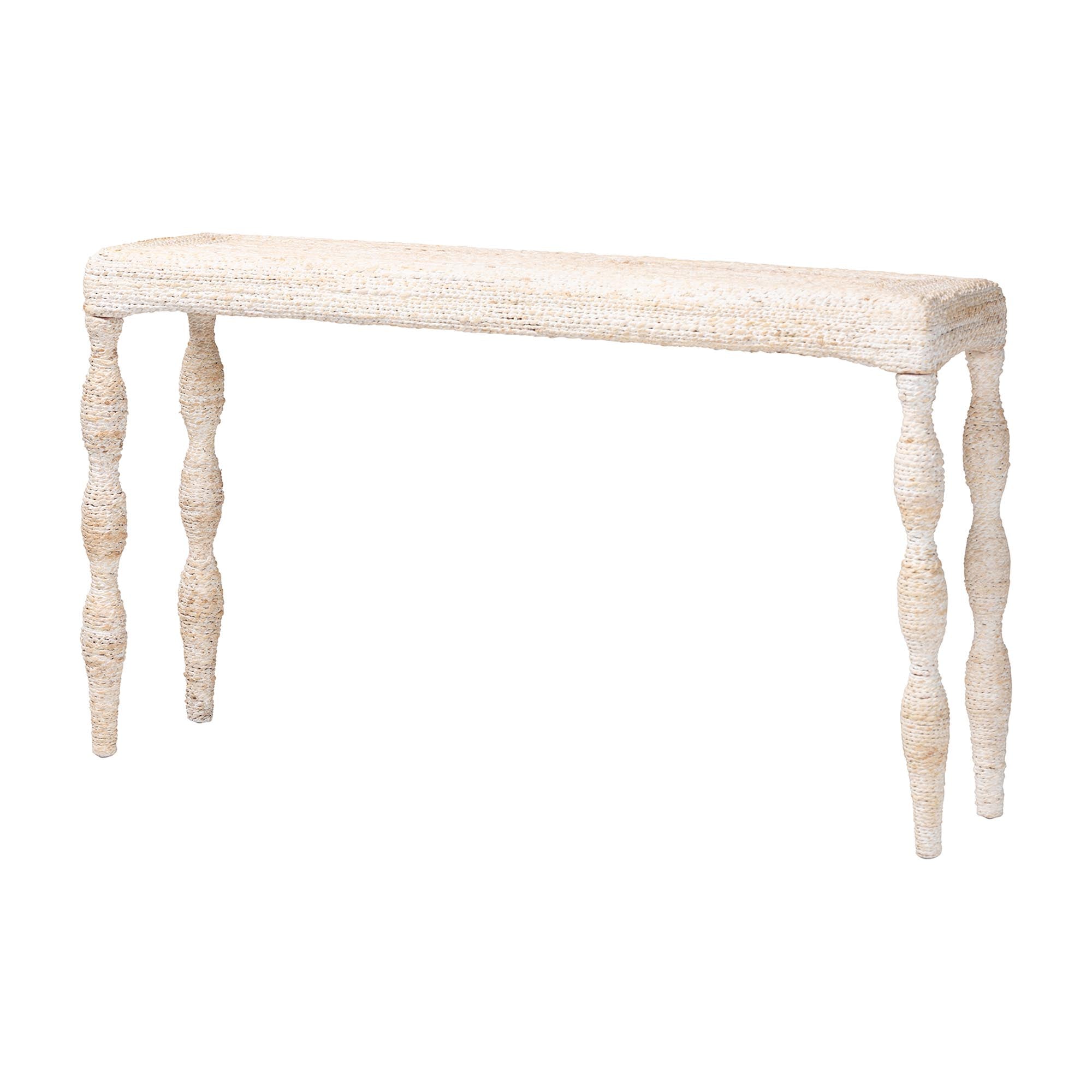 Bali & Pari Lejane Woven Seagrass Console Table