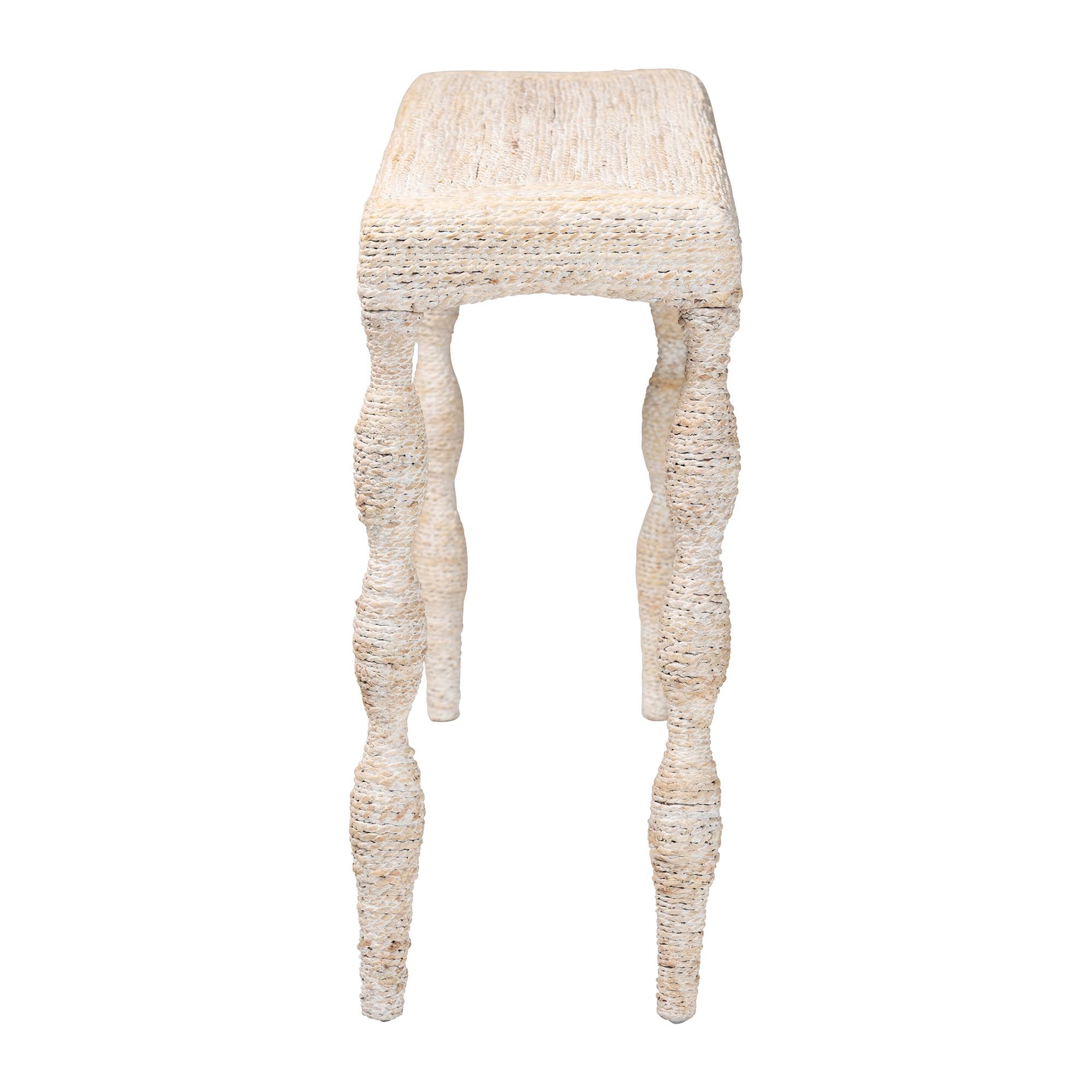 Bali & Pari Lejane Woven Seagrass Console Table
