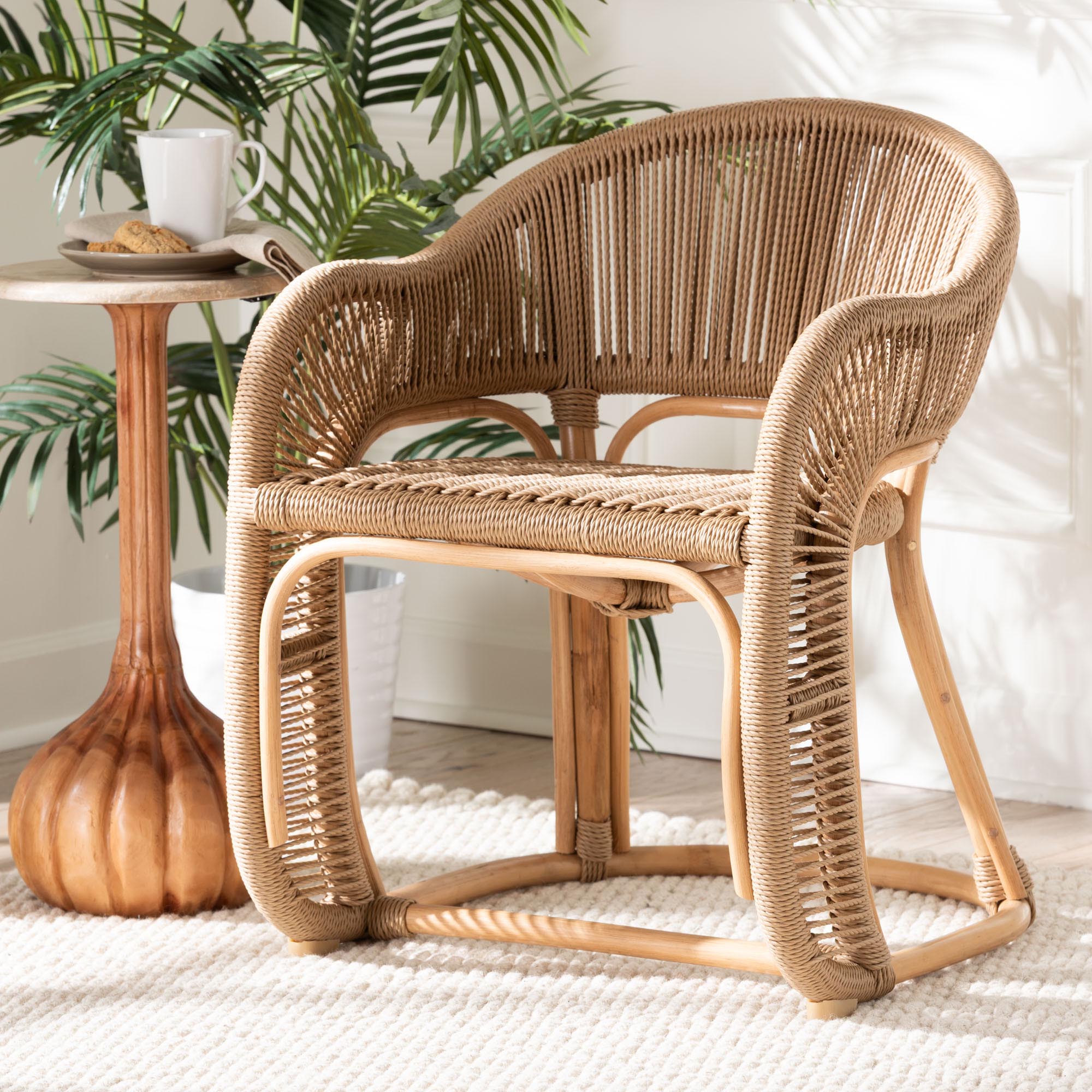 Bali & Pari Isra Rattan Accent Chair