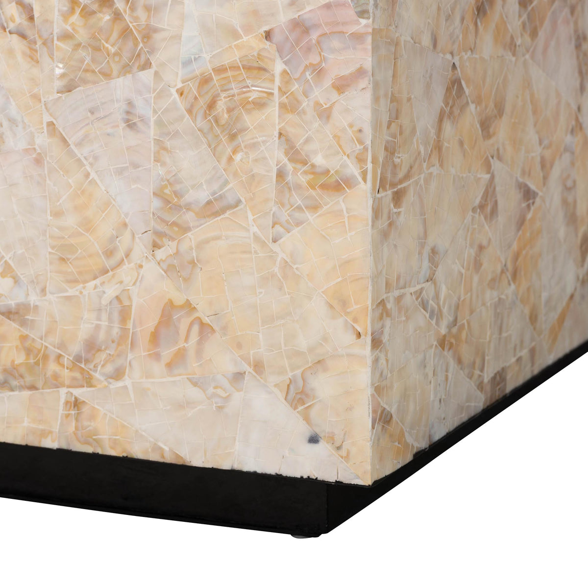 Bali & Pari Fraley Capiz Shell Coffee Table
