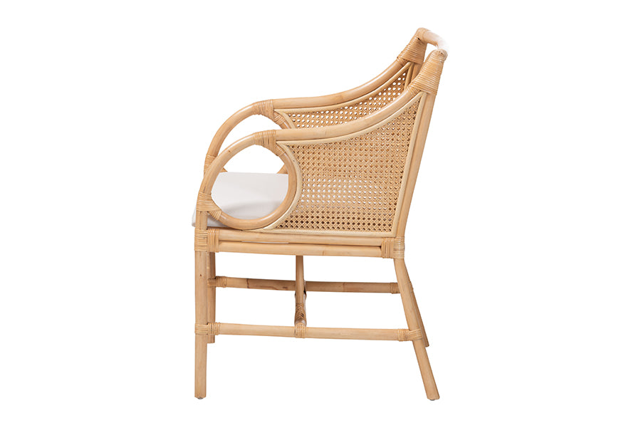 Bali & Pari Matt Rattan Armchair