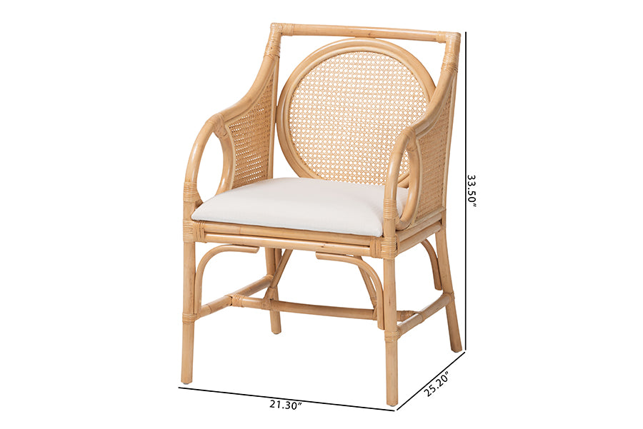 Bali & Pari Matt Rattan Armchair