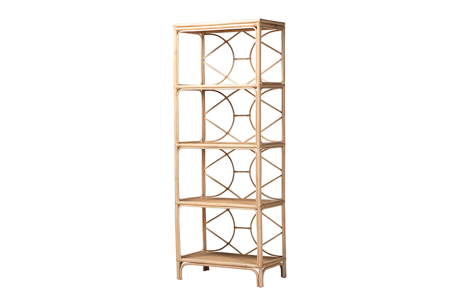 Bali & Pari Alger Rattan 5-Tier Display Shelf