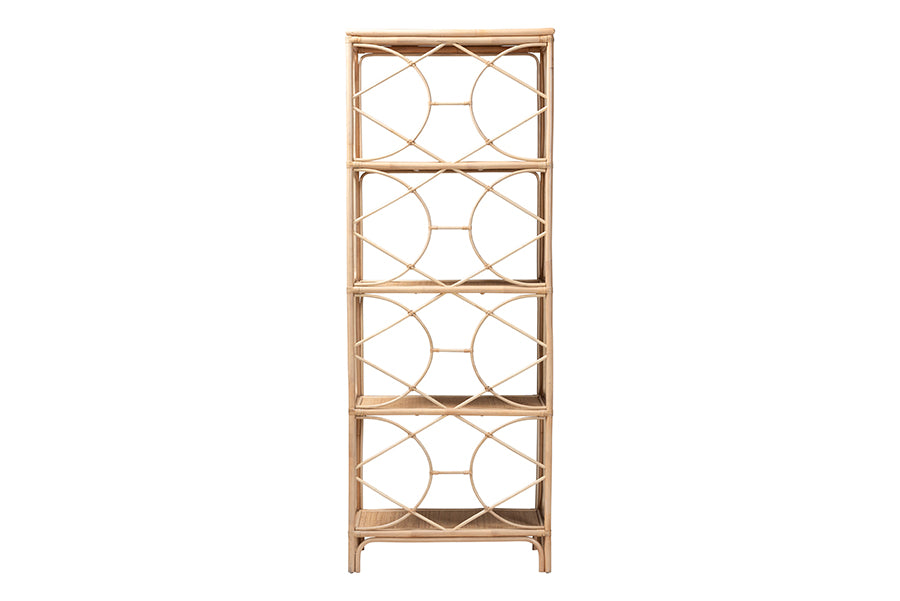 Bali & Pari Alger Rattan 5-Tier Display Shelf