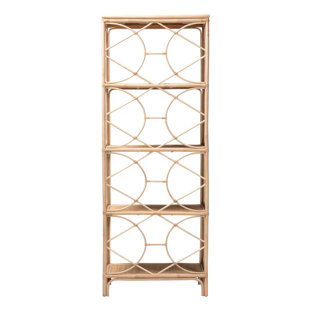 Bali & Pari Alger Rattan 5-Tier Display Shelf