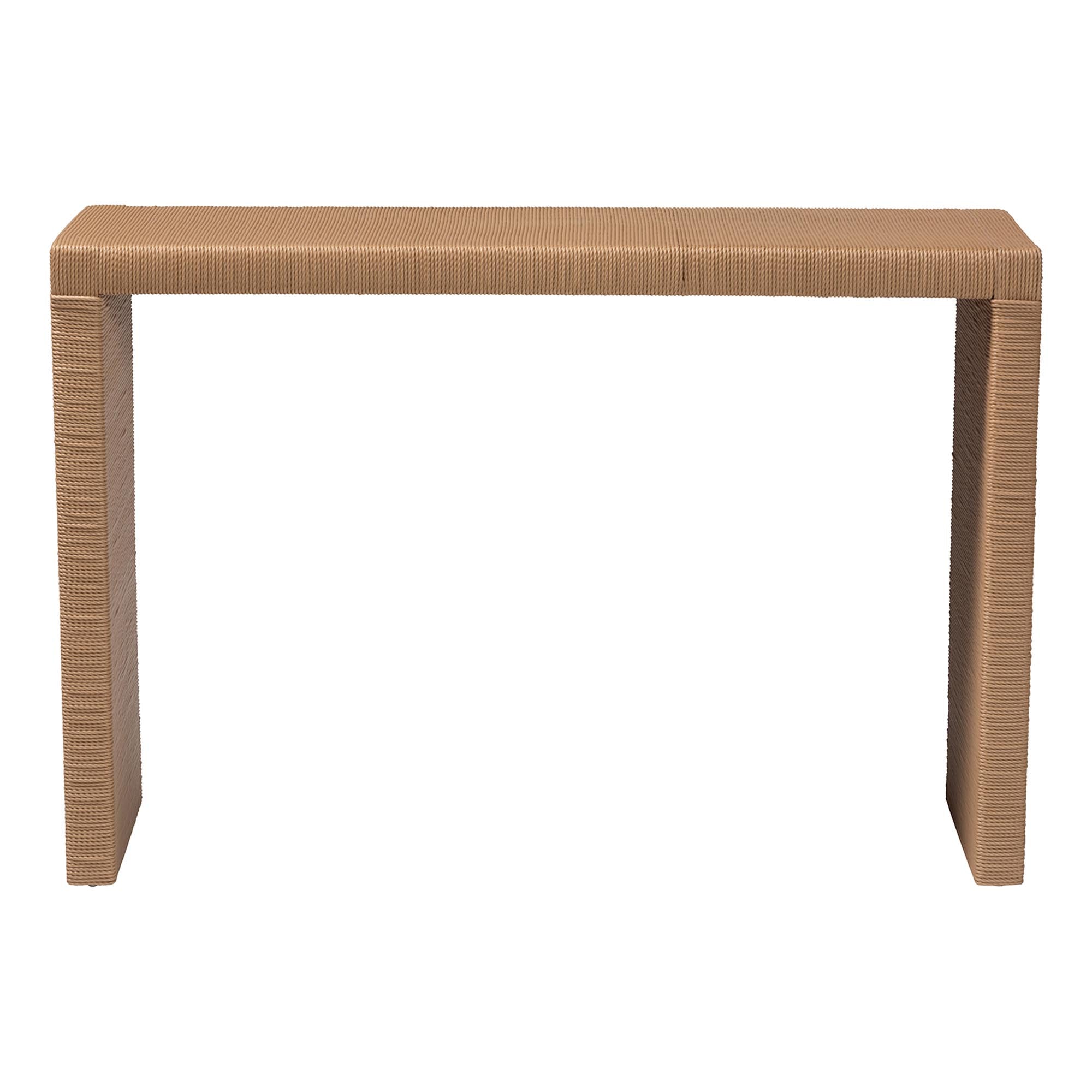 Bali & Pari Salve Woven Seagrass Console Table