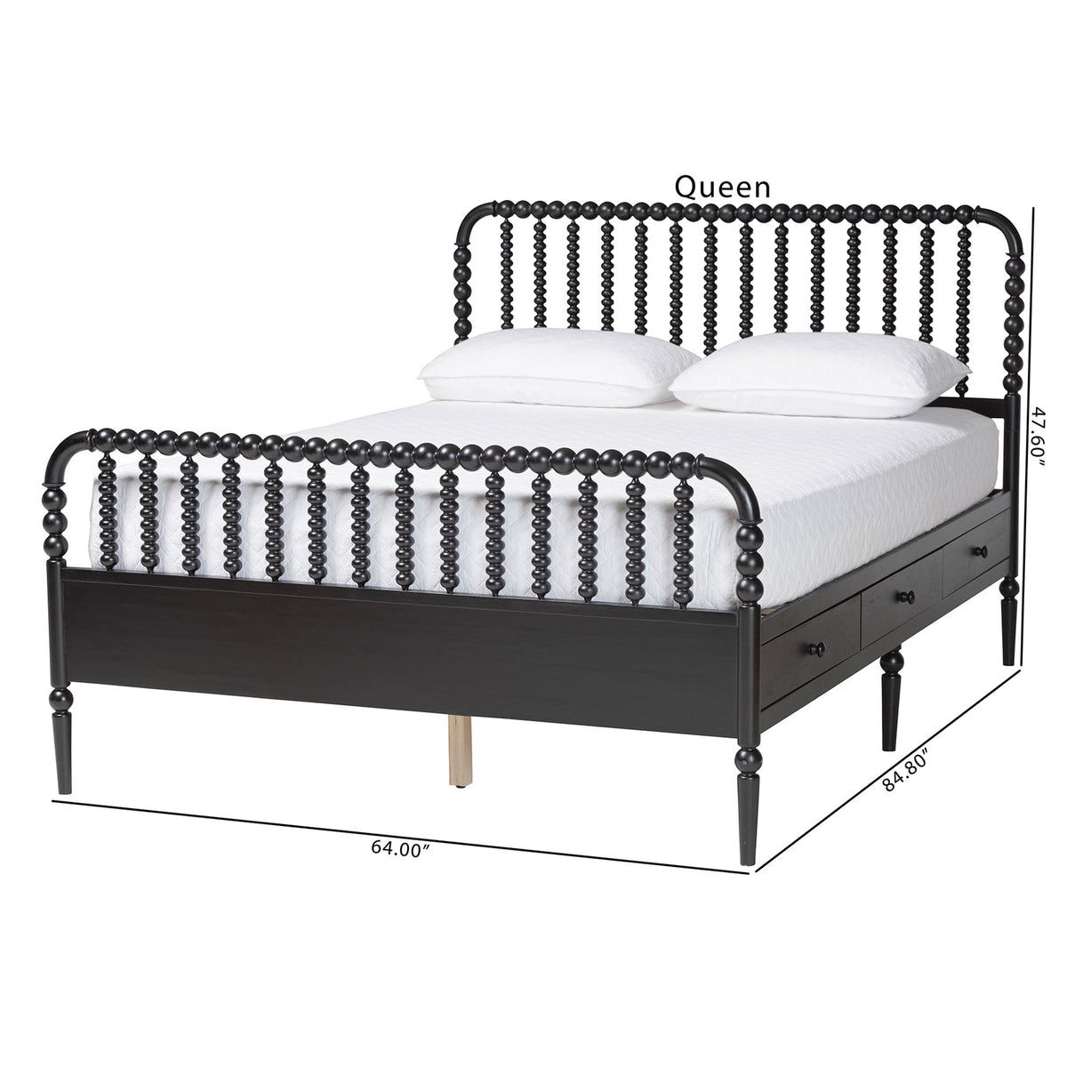 Lucera 6-Drawer Platform Bed