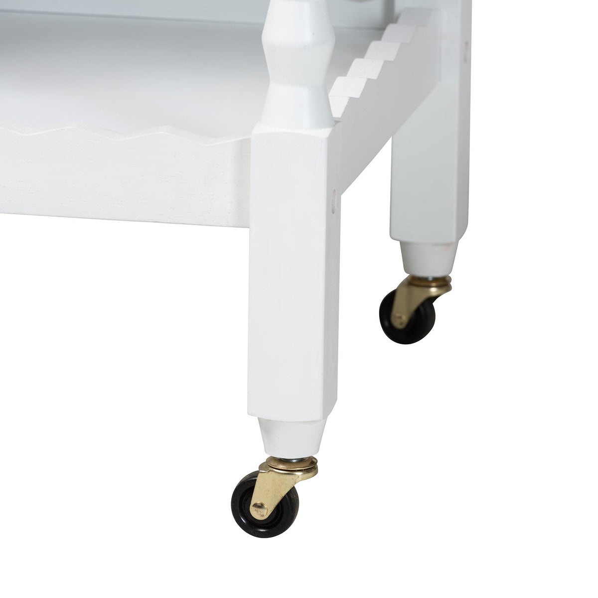 Seamus 3-Tier Book Cart with Bobbin Frame