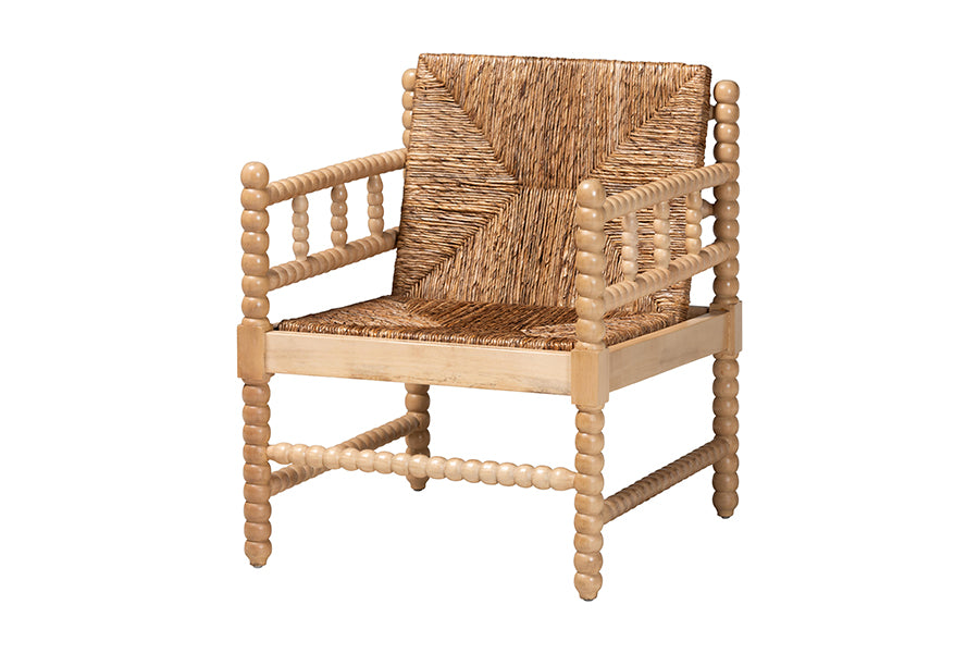 Bali & Pari Dolores Woven Seagrass Armchair